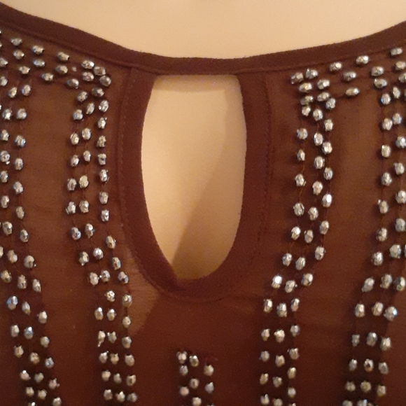 BKE Boutique Beaded Top - Picture 3 of 4